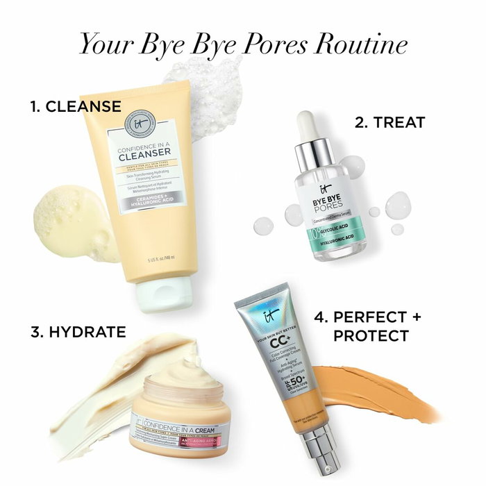 It Cosmetics BYE BYE PORES Sérum con Ácido Glicólico para Poros y Acné 30 ml