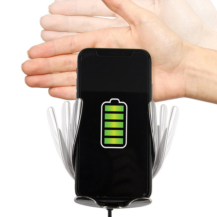 Be Mix Soporte Teléfono Infrarrojo Inalámbrico Coche Carga Rápida Compatible Android iOS Windows