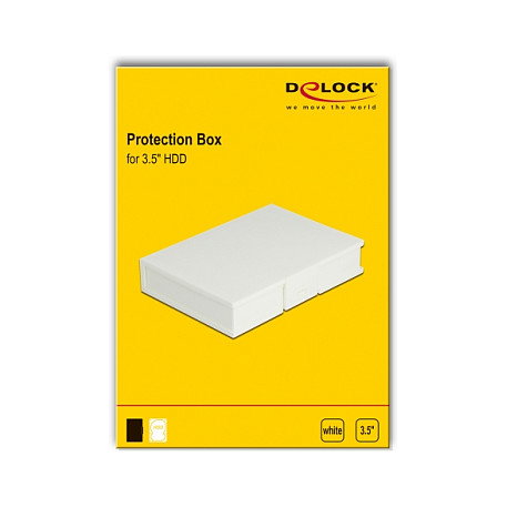 DeLOCK 18371 Caja de protección para HDD de 3.5 pulg. Azul