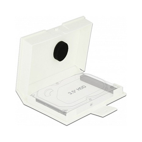 DeLOCK 18371 Caja de protección para HDD de 3.5 pulg. Azul