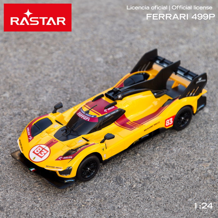 RASTAR Coche RC Ferrari 4 escala 1:24