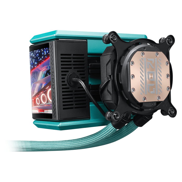 ASUS ROG RYUO IV 360 ARGB Hatsune Miku Edition - Sistema de Refrigeración Líquida Todo en Uno (AIO) para CPU, Negro/Turquesa ASUS ROG RYUO IV 360 ARGB Hatsune Miku Edition - Sistema de Refrigeración Líquida Todo en Uno (AIO) para CPU, Negro/Turquesa
