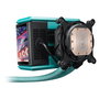 ASUS ROG RYUO IV 360 ARGB Hatsune Miku Edition - Sistema de Refrigeración Líquida Todo en Uno (AIO) para CPU, Negro/Turquesa