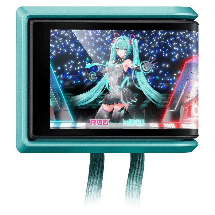 ASUS ROG RYUO IV 360 ARGB Hatsune Miku Edition - Sistema de Refrigeración Líquida Todo en Uno (AIO) para CPU, Negro/Turquesa ASUS ROG RYUO IV 360 ARGB Hatsune Miku Edition - Sistema de Refrigeración Líquida Todo en Uno (AIO) para CPU, Negro/Turquesa