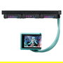 ASUS ROG RYUO IV 360 ARGB Hatsune Miku Edition - Sistema de Refrigeración Líquida Todo en Uno (AIO) para CPU, Negro/Turquesa