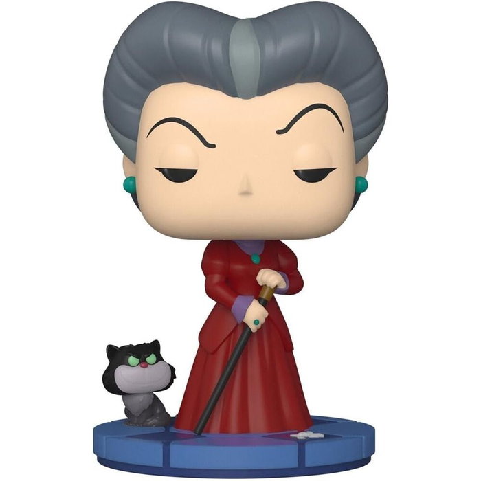 Funko Figura POP Disney Villains Lady Tremaine Vinilo 9cm Caja Regalo