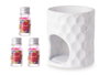 ACORDE Set de Quemador de Aceite Esencial Frutos Rojos 3x5ml