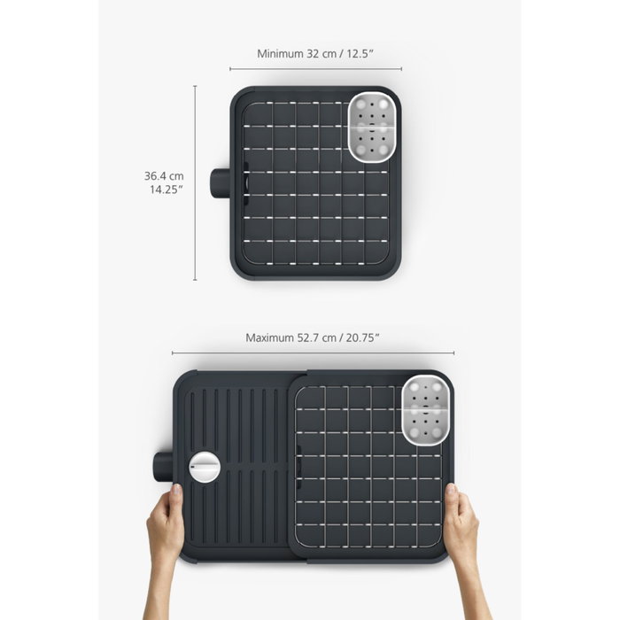 Joseph Joseph Extend Escurridor de platos expandible gris Joseph Joseph Extend Escurridor de platos expandible gris