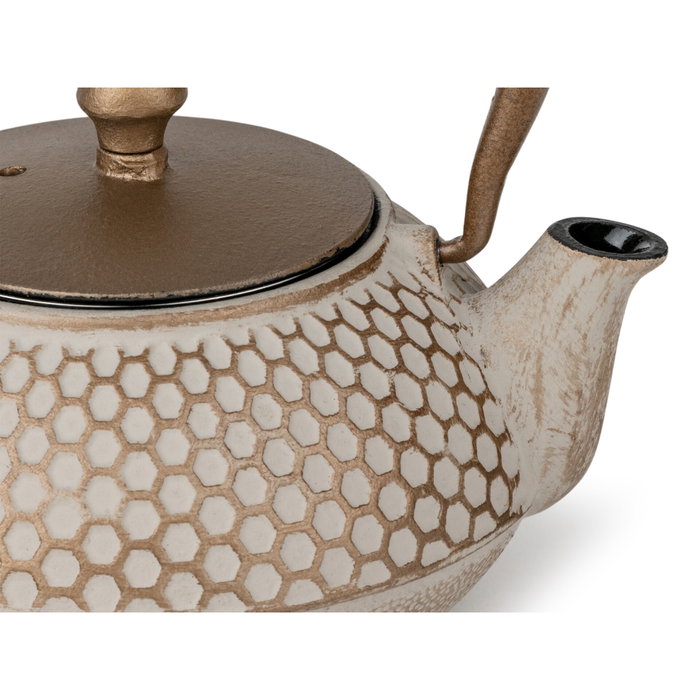 Bredemeijer Jiangxi Tetera de Hierro Fundido Beige con Filtro 0.7L Bredemeijer Jiangxi Tetera de Hierro Fundido Beige con Filtro 0.7L