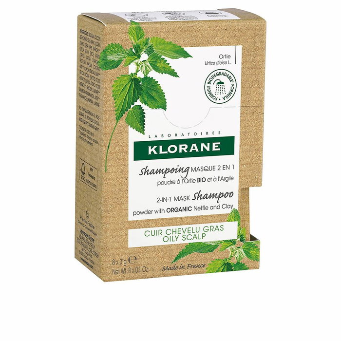 Klorane Champú Mascarilla 2en1 Ortiga x8 Klorane Champú Mascarilla 2en1 Ortiga x8