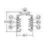 Brumberg 87163070 ONETRACK DALI barra de conductores trifásica, 3,0 m, blanco