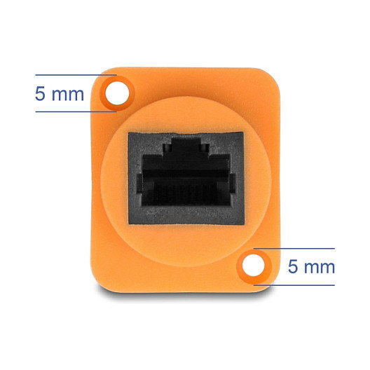 DeLOCK 90804 Cable de red Cat5e U/UTP RJ-45 naranja/negro 30 cm DeLOCK 90804 Cable de red Cat5e U/UTP RJ-45 naranja/negro 30 cm