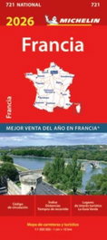 MICHELIN, Mapa national francia - Guías Michelin