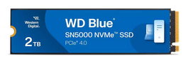 Western Digital WD Blue SN5000 NVMe SSD 2TB - Disco Duro Sólido PCIe Gen4, hasta 5,500MB/s, 4TB, para Creativos y Profesionales