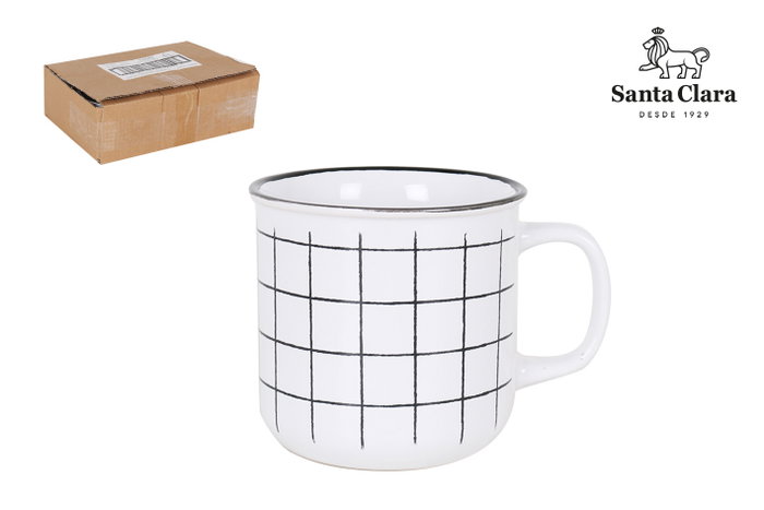 Santa Clara Pack de 6 Tazas CLOTH 450cc Santa Clara Pack de 6 Tazas CLOTH 450cc