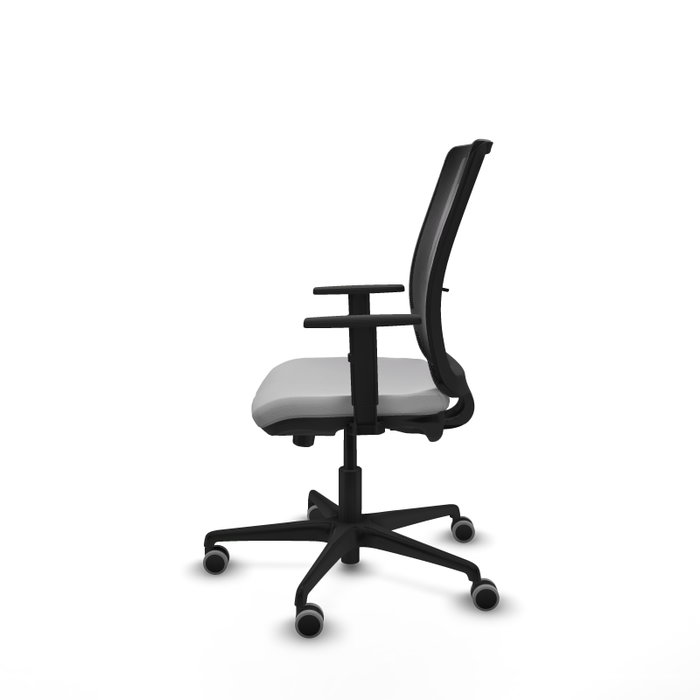 PIQUERAS Y CRESPO Silla de oficina Haches Gris claro y Negro