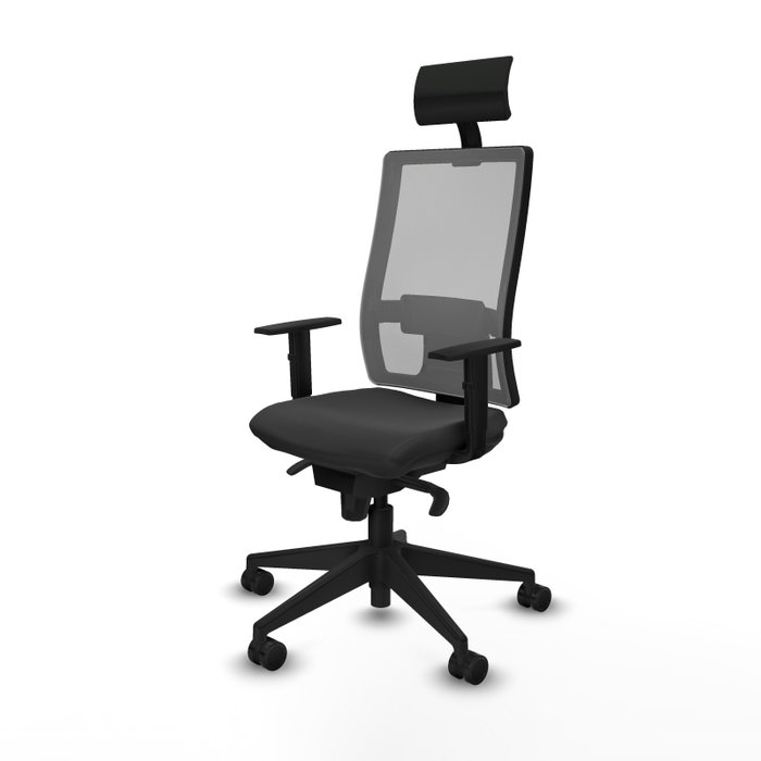 PIQUERAS Y CRESPO Silla de oficina Horna con mecanismo Sincro, Gris PIQUERAS Y CRESPO Silla de oficina Horna con mecanismo Sincro, Gris