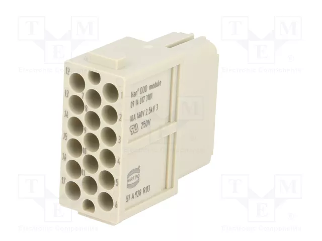 HARTING Módulo Hembra Han-Modular® 17 Pines