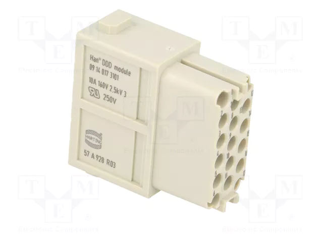 HARTING Módulo Hembra Han-Modular® 17 Pines