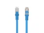 Lanberg Cable de Red Apantallado PCF5-10CC-0050-B, RJ45 a RJ45, FTP Cat 5e, 0.5m, Azul - 1 Pieza