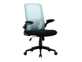Q-connect Silla de Oficina Alba Malla Base Metálica Ruedas Premium Negro Azul Altura Máx 1110 mm Ancho 610 mm Profundidad 580 mm