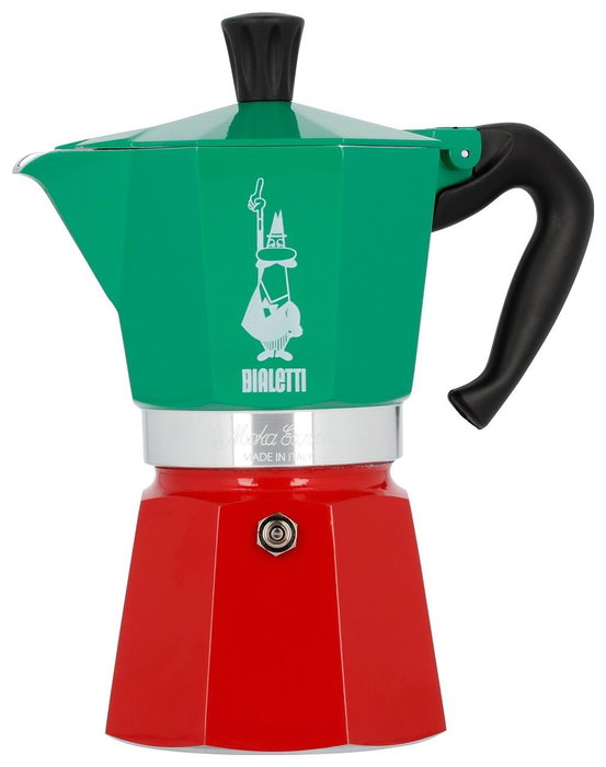 Bialetti Moka Express Italia Tricolore 6 tazas Bialetti Moka Express Italia Tricolore 6 tazas