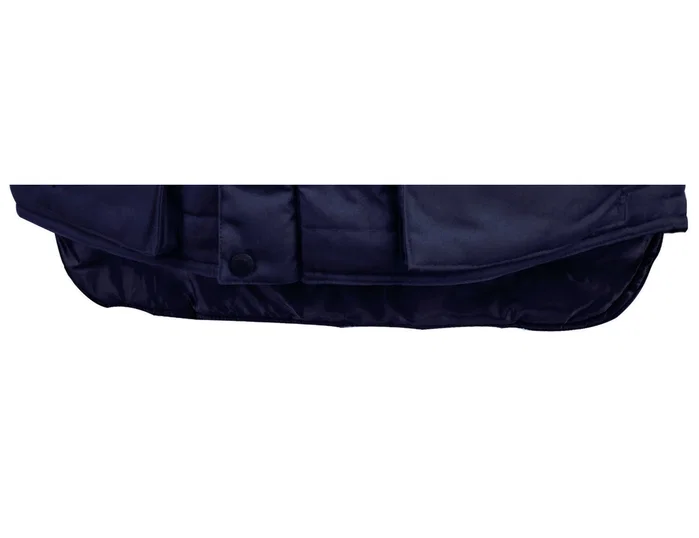 Deltaplus Chaleco multibolsillos azul naranja talla XXL