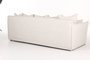 DKD Home Decor Sofá de Lino Beige con 7 Cojines 260x110x86 cm