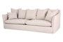 DKD Home Decor Sofá de Lino Beige con 7 Cojines 260x110x86 cm