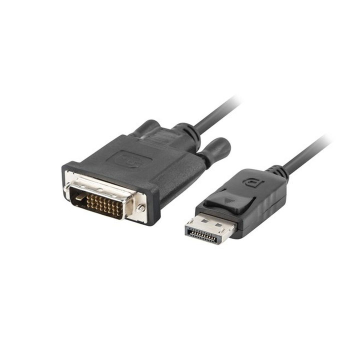 LANBERG Cable DisplayPort a DVI-D (24+1) Full HD 1080p, 1m LANBERG Cable DisplayPort a DVI-D (24+1) Full HD 1080p, 1m