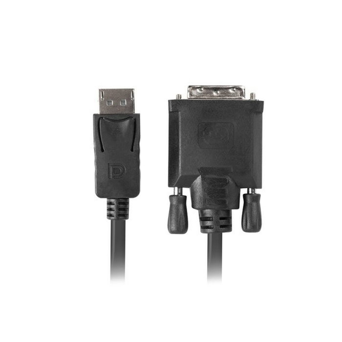 LANBERG Cable DisplayPort a DVI-D (24+1) Full HD 1080p, 1m LANBERG Cable DisplayPort a DVI-D (24+1) Full HD 1080p, 1m