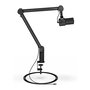 Endorfy Solum Studio Micrófono Condensador para PC USB con Jack 3.5 mm, 24-bit 96 kHz, Negro, Incluye Paravientos y Soporte