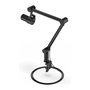 Endorfy Solum Studio Micrófono Condensador para PC USB con Jack 3.5 mm, 24-bit 96 kHz, Negro, Incluye Paravientos y Soporte