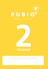 RUBIO Cuaderno A4 Estimulación Cognitiva Cálculo Nº 2 (Deterioro cognitivo leve-moderado) Set de 5