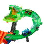 Mattel Hot Wheels Monster Trucks Pista Sharks vs Dinos Dragon Destruction Incluye 2 Coches 53,34x60x35,56 cm