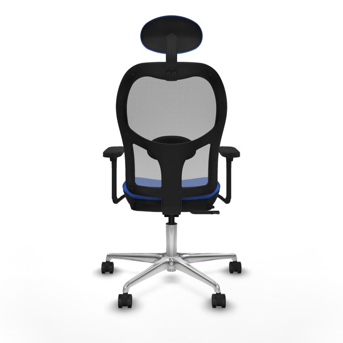 PIQUERAS Y CRESPO Silla de oficina Jorquera con mecanismo Sincro/Traslack Azul y Gris PIQUERAS Y CRESPO Silla de oficina Jorquera con mecanismo Sincro/Traslack Azul y Gris