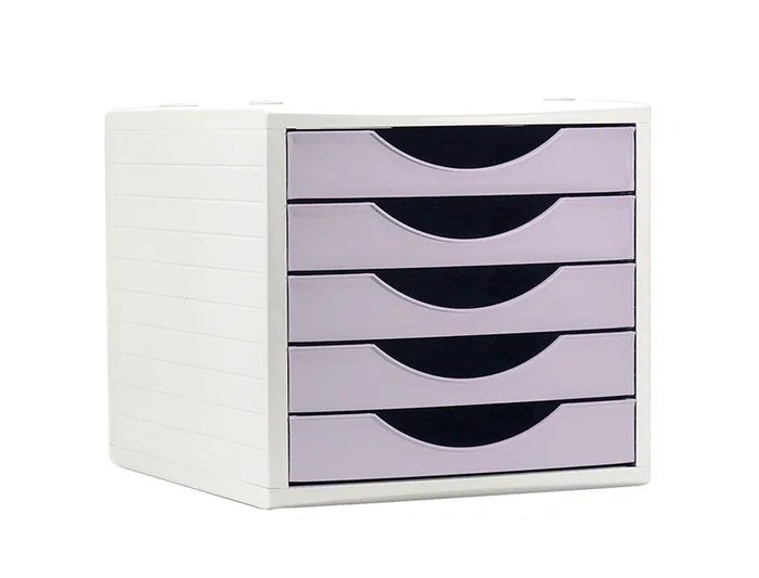 Archivo 2000 Fichero Cajones Sobremesa Ecogreen Archivotec 5 Cajones Lavanda Pastel Poliestireno Reciclado 270x340x260 mm Archivo 2000 Fichero Cajones Sobremesa Ecogreen Archivotec 5 Cajones Lavanda Pastel Poliestireno Reciclado 270x340x260 mm