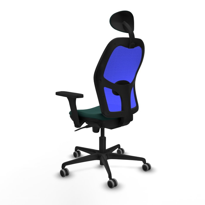 PIQUERAS Y CRESPO Silla de oficina Jorquera con mecanismo Sincro, Negro PIQUERAS Y CRESPO Silla de oficina Jorquera con mecanismo Sincro, Negro