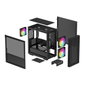 Deepcool CH360 Caja de PC Micro-ATX Negro