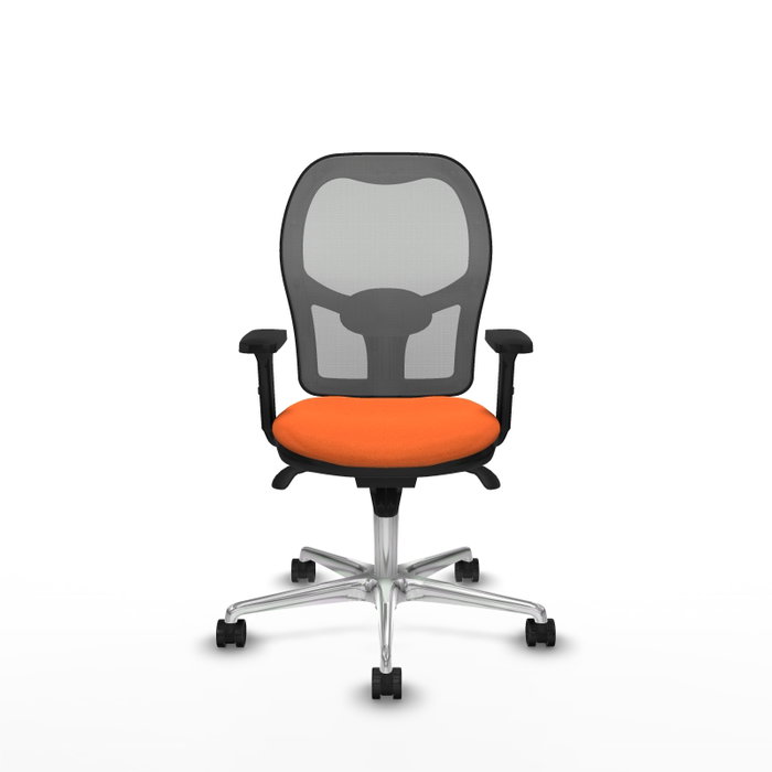 PIQUERAS Y CRESPO Silla de oficina Jorquera Naranja y Gris