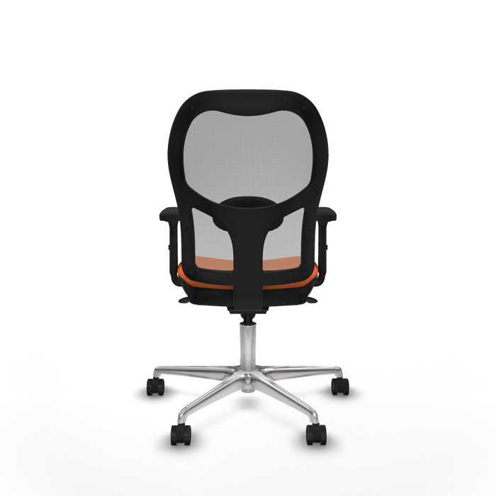 PIQUERAS Y CRESPO Silla de oficina Jorquera Naranja y Gris