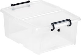 Caja Almacenamiento Strata By Cep Hw695 20 Litros Apilable Cristal