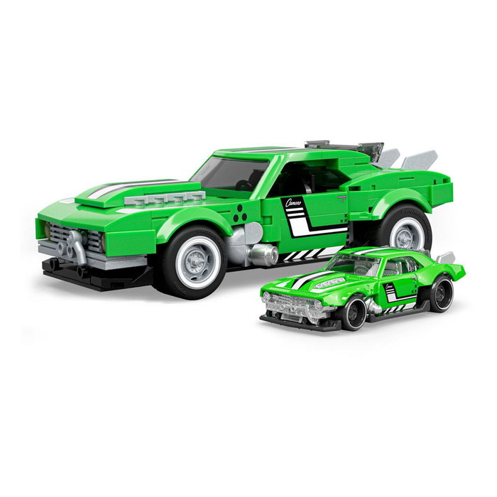 Mattel Custom '68 Camaro Hot Wheels Speed Series Kit de Construcción 1:32 el escala 1:32 con coche de metal 1:64 Mattel Custom '68 Camaro Hot Wheels Speed Series Kit de Construcción 1:32 el escala 1:32 con coche de metal 1:64