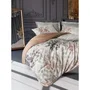 Juego de Cama 220x240 cm Gris - 1 Funda Nórdica + 2 Fundas de Almohada 60x60 cm - 100% Algodón Satén - ASI8684283424696