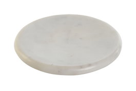 DKD Home Decor Bandeja Vaciabolsillos Mármol Natural 15x15x1,5 cm Blanco