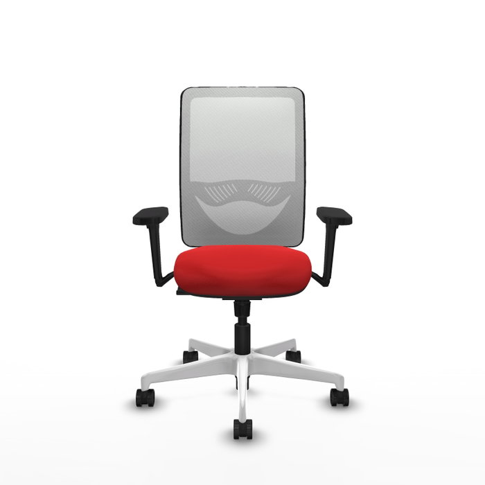 PIQUERAS Y CRESPO Silla de oficina Zulema con Mecanismo Sincro, Rojo y Blanco PIQUERAS Y CRESPO Silla de oficina Zulema con Mecanismo Sincro, Rojo y Blanco