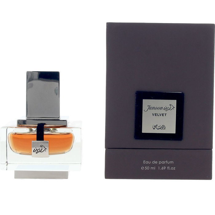 Rasasi Junoon Velvet Eau de Parfum Spray 50 ml - Perfume Hombre - Aroma Elegante y Refinado Rasasi Junoon Velvet Eau de Parfum Spray 50 ml - Perfume Hombre - Aroma Elegante y Refinado