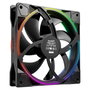 Be Quiet! Light Wings 140mm PWM Reverse Black - Ventilador PC 14 cm con Luz LED RGB, 1300 RPM, 87.3 m3/h, 4 Pines