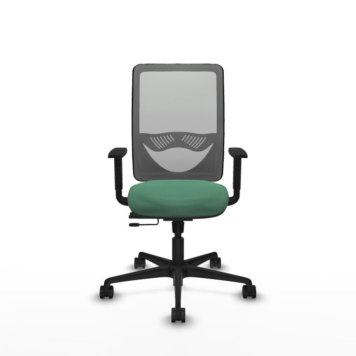 PIQUERAS Y CRESPO Silla de oficina Zulema Verde esmeralda y Gris PIQUERAS Y CRESPO Silla de oficina Zulema Verde esmeralda y Gris