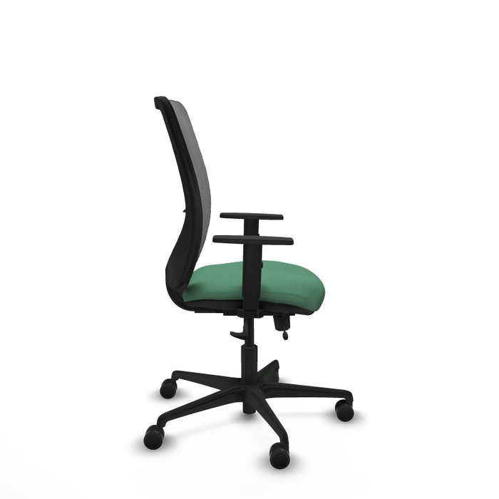 PIQUERAS Y CRESPO Silla de oficina Zulema Verde esmeralda y Gris PIQUERAS Y CRESPO Silla de oficina Zulema Verde esmeralda y Gris